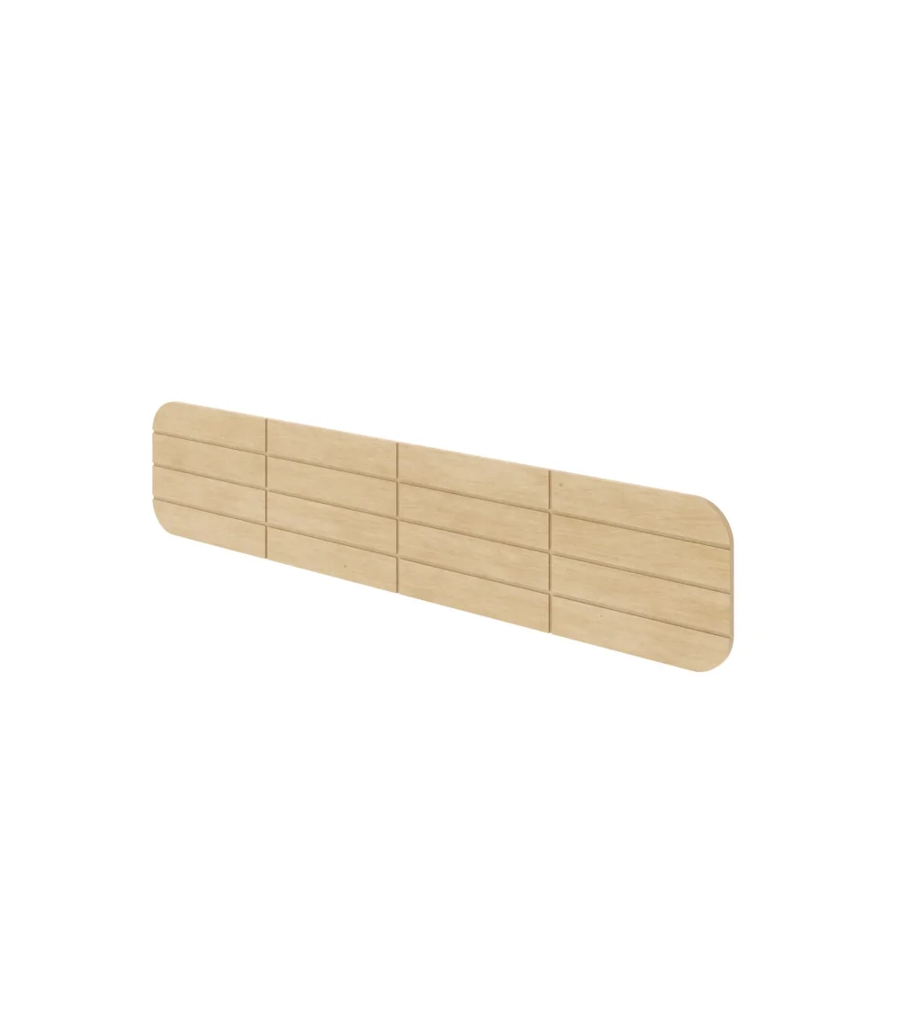 Headboard REST grille by Nuki made on natural birch wood