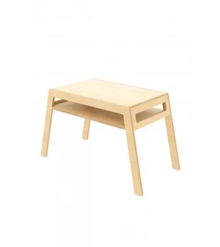 bureau enfant en bois avec étagère FLEX Comfy en contreplaqué de bouleau par NUKI