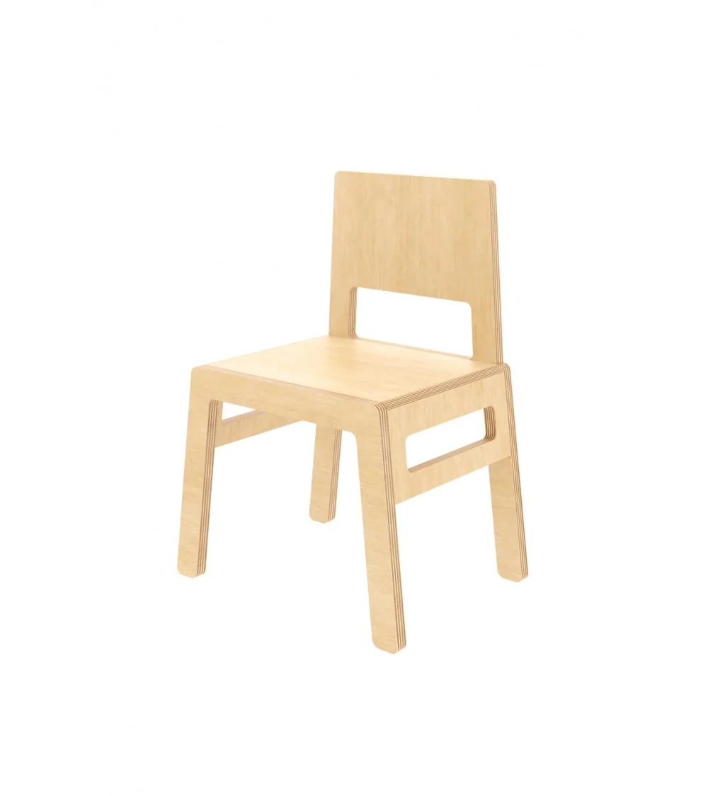 SPERRHOLZSTUHL "FLEX F" natürliche