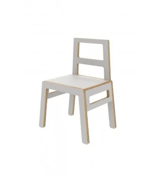 PLYWOOD CHAIR  "FLEX O" gray