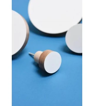 CIRCLE KNOB WHITE