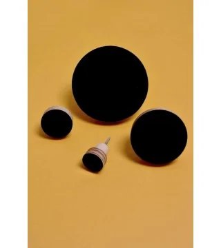 CIRCLE KNOB BLACK