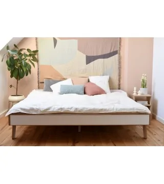 DREAM DOUBLE WEISSES DOPPELBETT