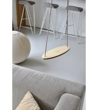 Kids Swing XL natural by Nuki with multicolor 0 waste rope