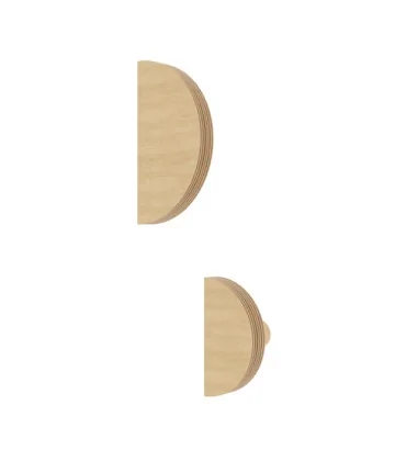 Wall hook Moon natural birch by NUKI