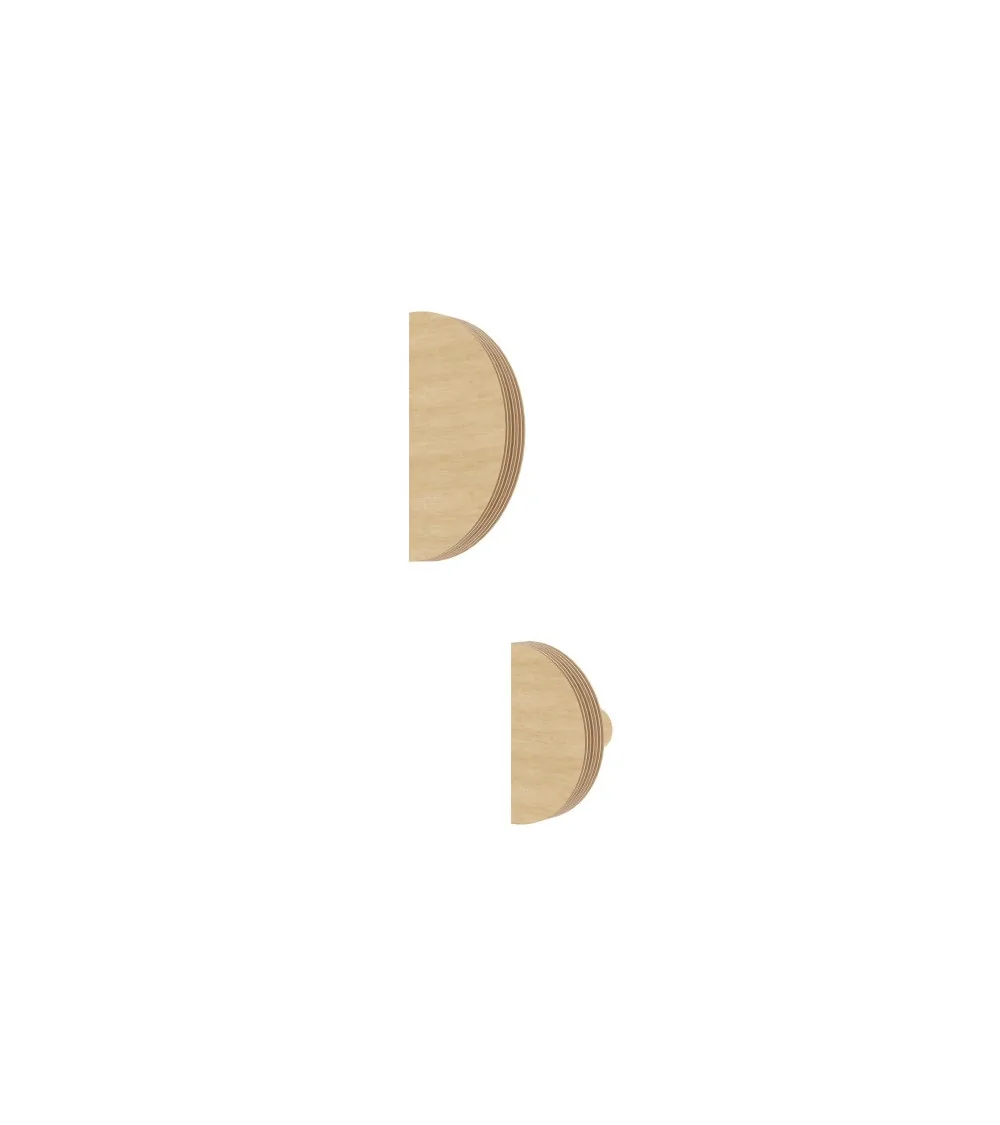 Wall hook Moon natural birch by NUKI Wall hook Moon natural birch by NUKI