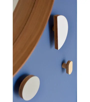 Wall hook Moon white by NUKI